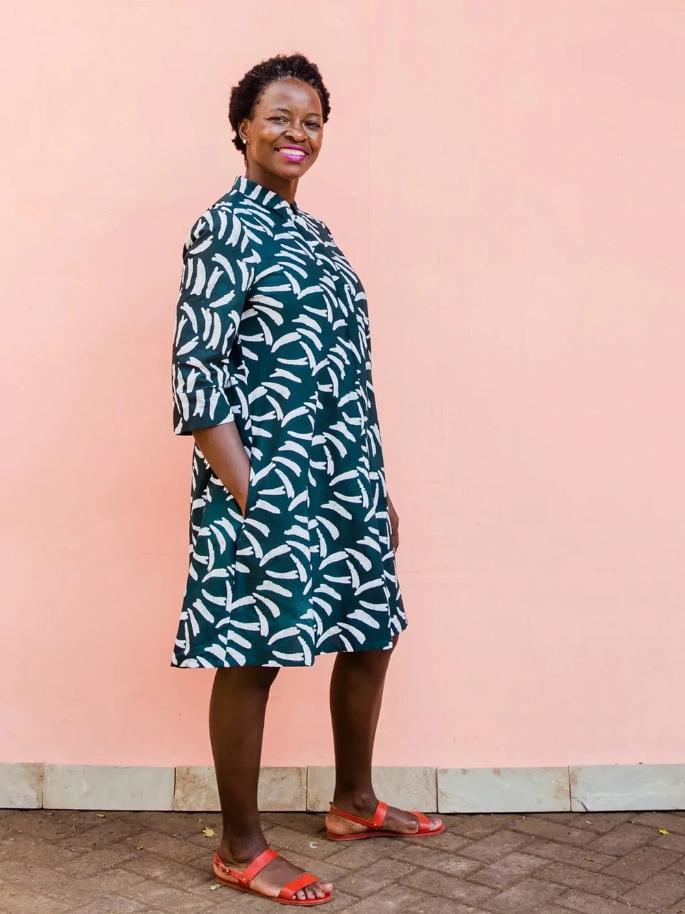 ZURI PAPYRUS DRESS LARGE BATIK
